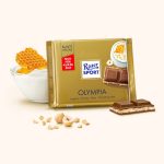 شکلات ریتر اسپرت با طعم عسل و مغز فندق 100 گرمی Ritter Sport OLYMIA