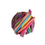 پاستیل لوله ای جلی شکری مخلوط 15 سانتی