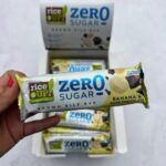 رایس بار رایس آپ بدون گلوتن و بدون شکر طعم موز و شکلات تلخ