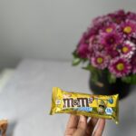 پروتئین بار m&m با طعم بادام زمینی