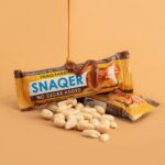 پروتئین بار بادام زمینی و کارامل SNAQER