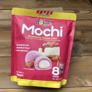 موچی طعم توت فرنگی چیز کیک