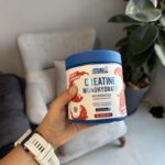 کراتین مونوهیدرات طعم توت فرنگی creatine monohydrate strawberry