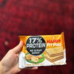ویفر بدون شکر پروتئینی طعم کره بادام زمینی HAPPY FIT PRO