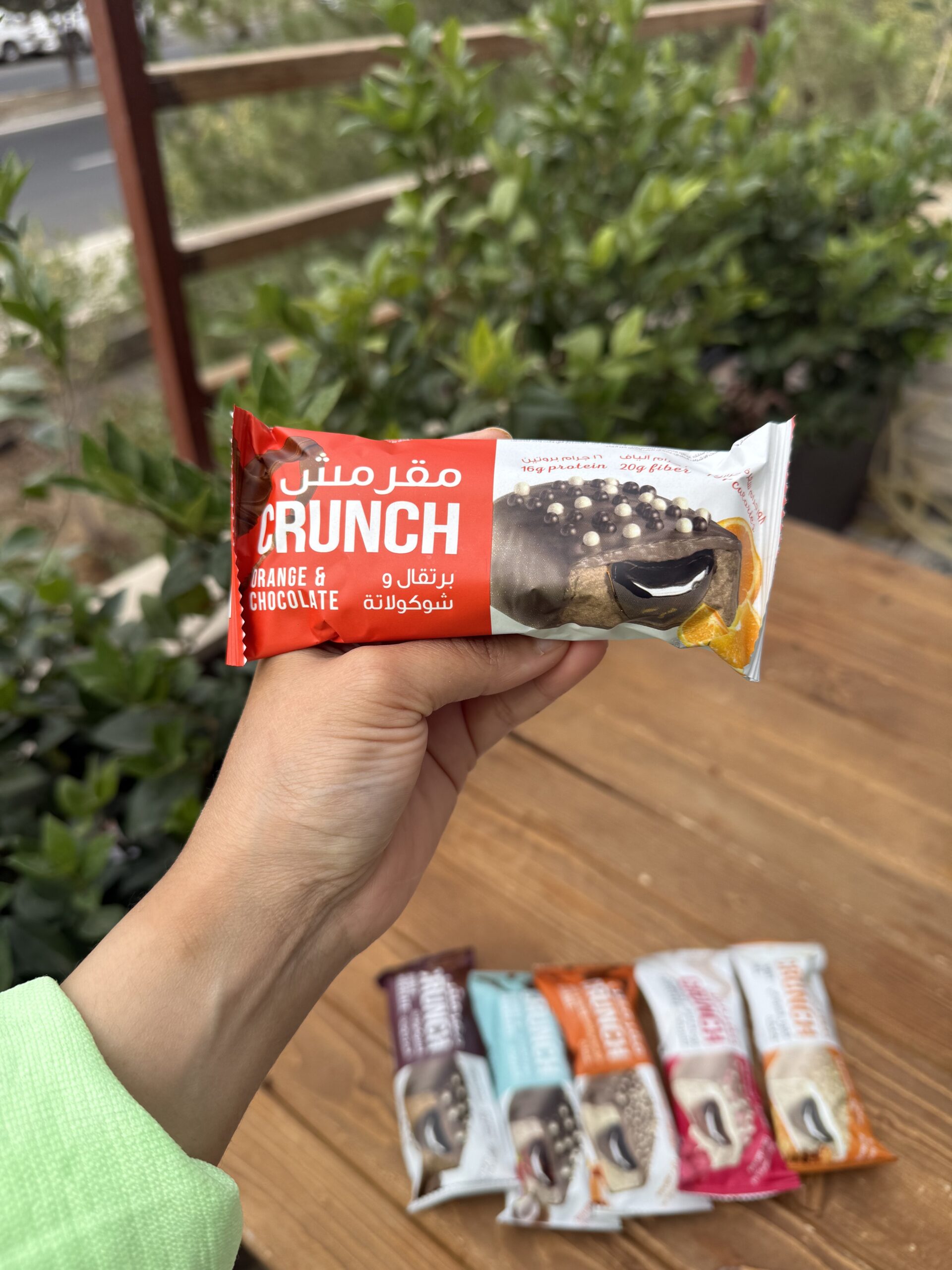 IMG_1011 پروتئین بار crunch طعم پرتقال شکلات - Image 1