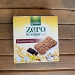 بیسکوئیت بدون شکر با شکلات چیپسی و آرد سویا