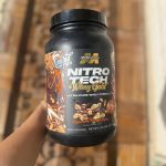 پروتئین وی نیتروتک گلد MUSCLE TECH لیمیتد ادیشن طعم شکلات بادام زمینی