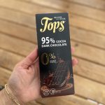 شکلات تلخ 95% tops بدون شکر افزوده