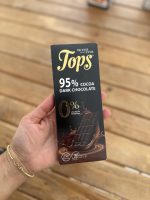 شکلات تلخ 95% tops بدون شکر افزوده