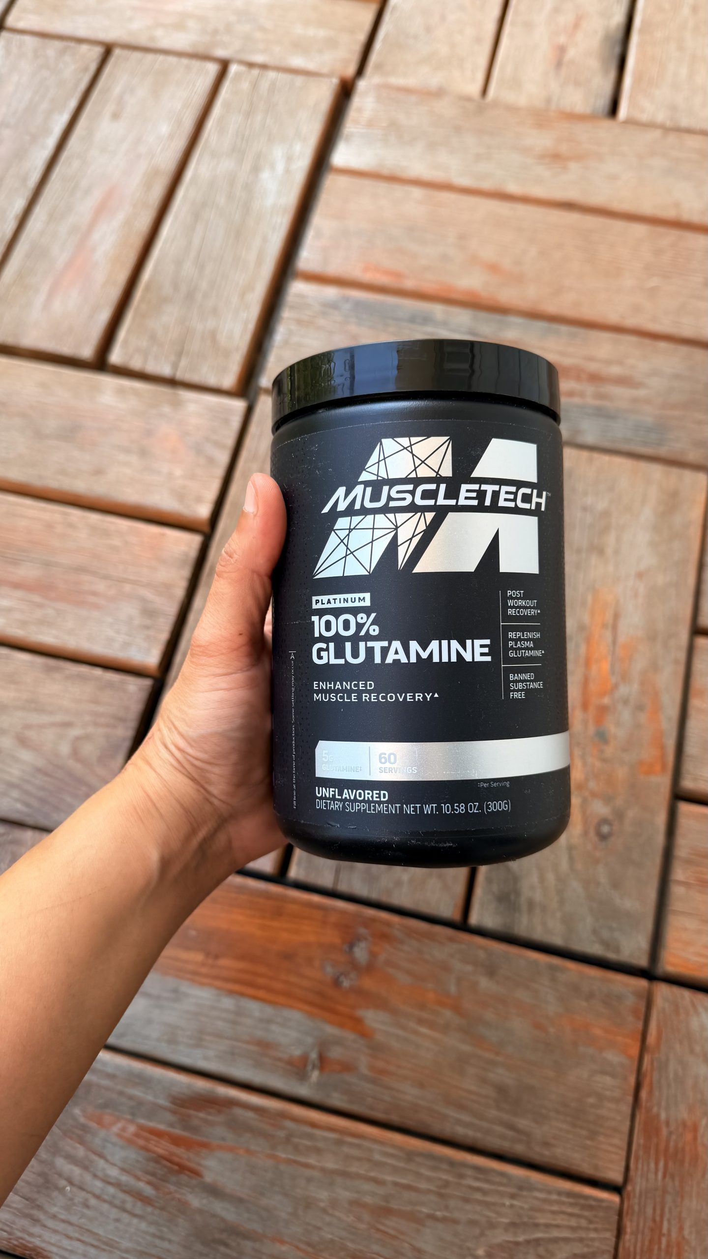 IMG_7605 (1) گلوتامین ماسل تک بدون طعم 300 گرم GLUTAMINE MUSCLETECH - تصویر 1
