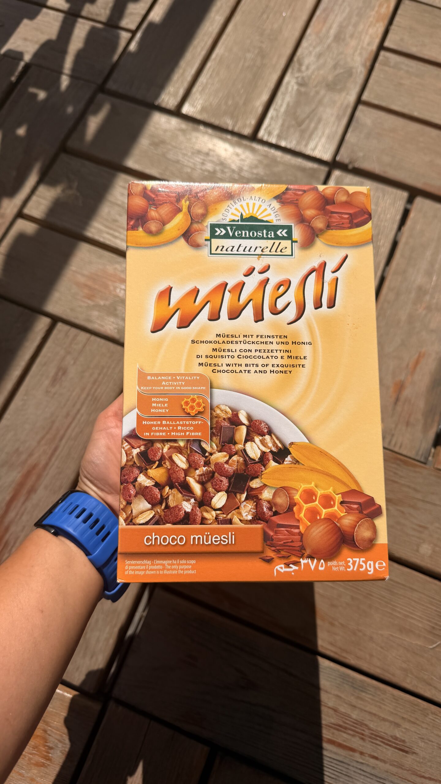 IMG_2394 موسلی شکلات و عسل ونوستا 375 گرم Venosta Naturelle Choco Muesli - تصویر 1