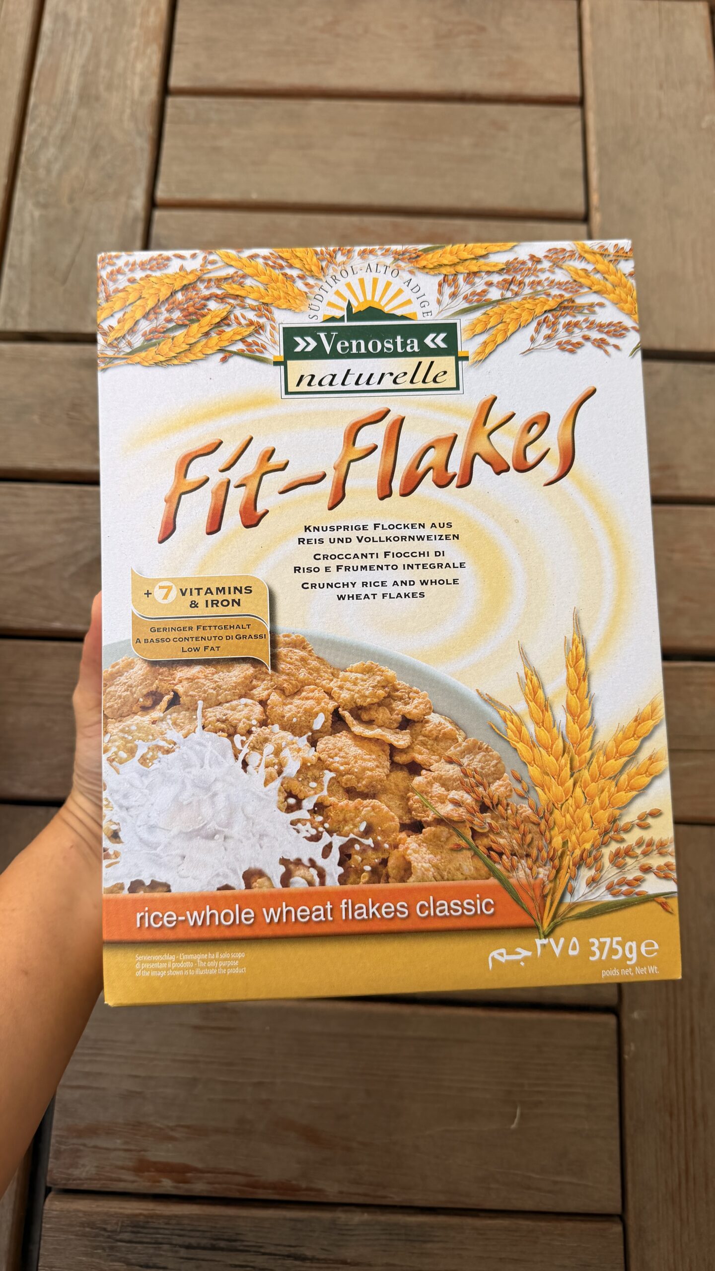 IMG_2593 فیت فلکس Rice Whole Wheat Flakes Classic Venosta - تصویر 1