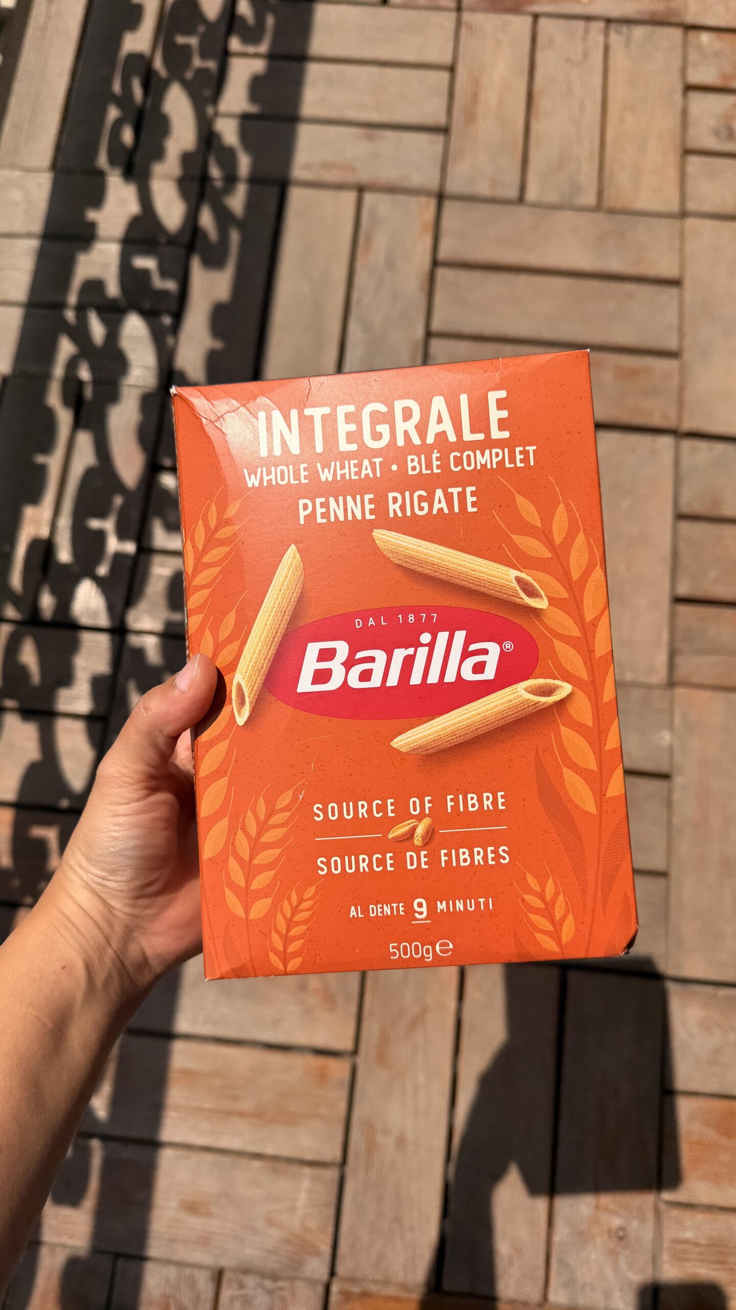 IMG_2718 (1) پنه باریلا Barilla سبوس دار INTEGRALE PEENE RIGATE وزن 500 گرم - تصویر 1