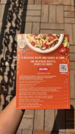 پنه باریلا Barilla سبوس دار INTEGRALE PEENE RIGATE وزن 500 گرم - تصویر 2