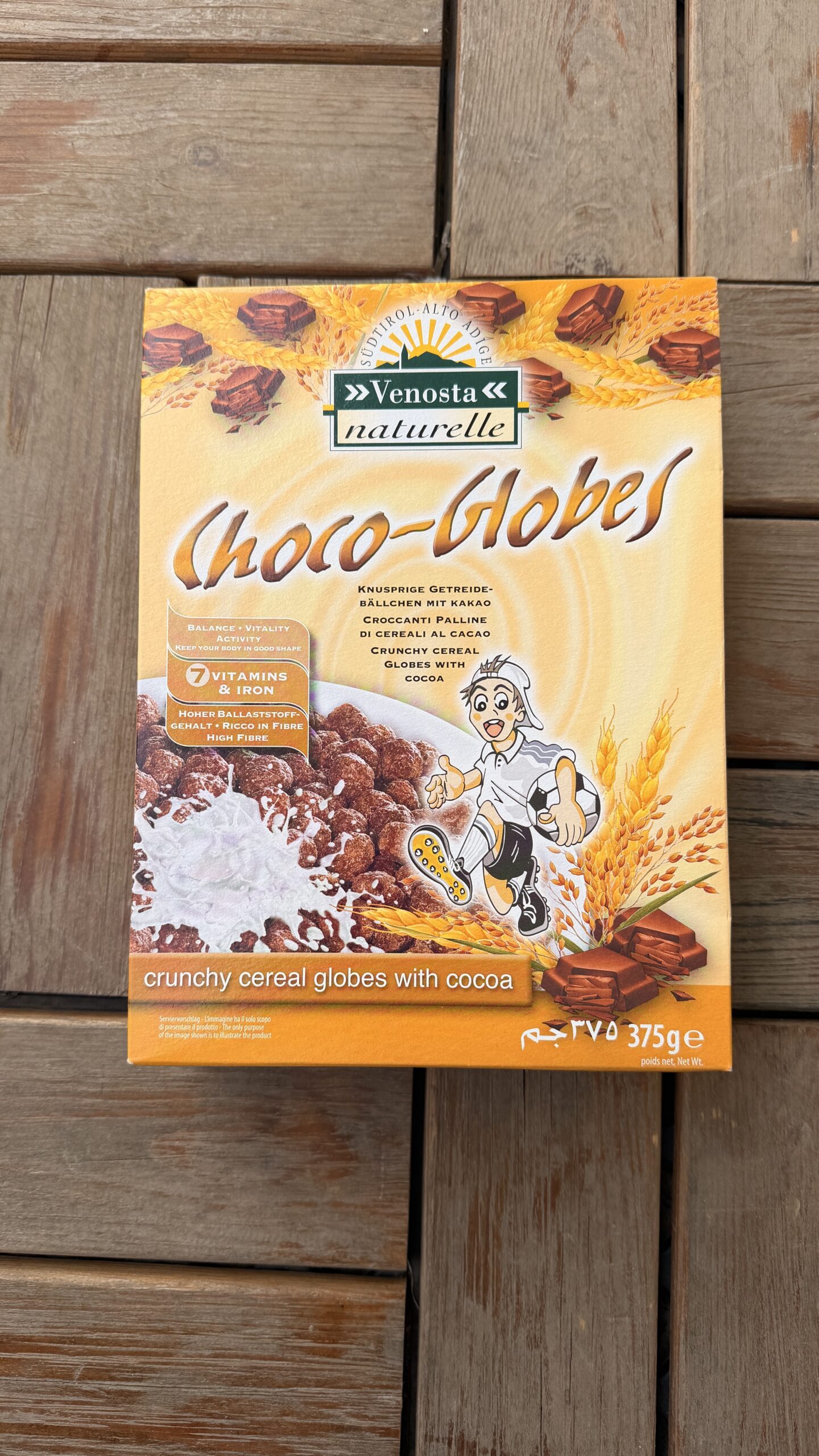 IMG_4105 غلات صبحانه ترد و کروی با طعم کاکائو Venosta Naturelle Choco-Globes - تصویر 1