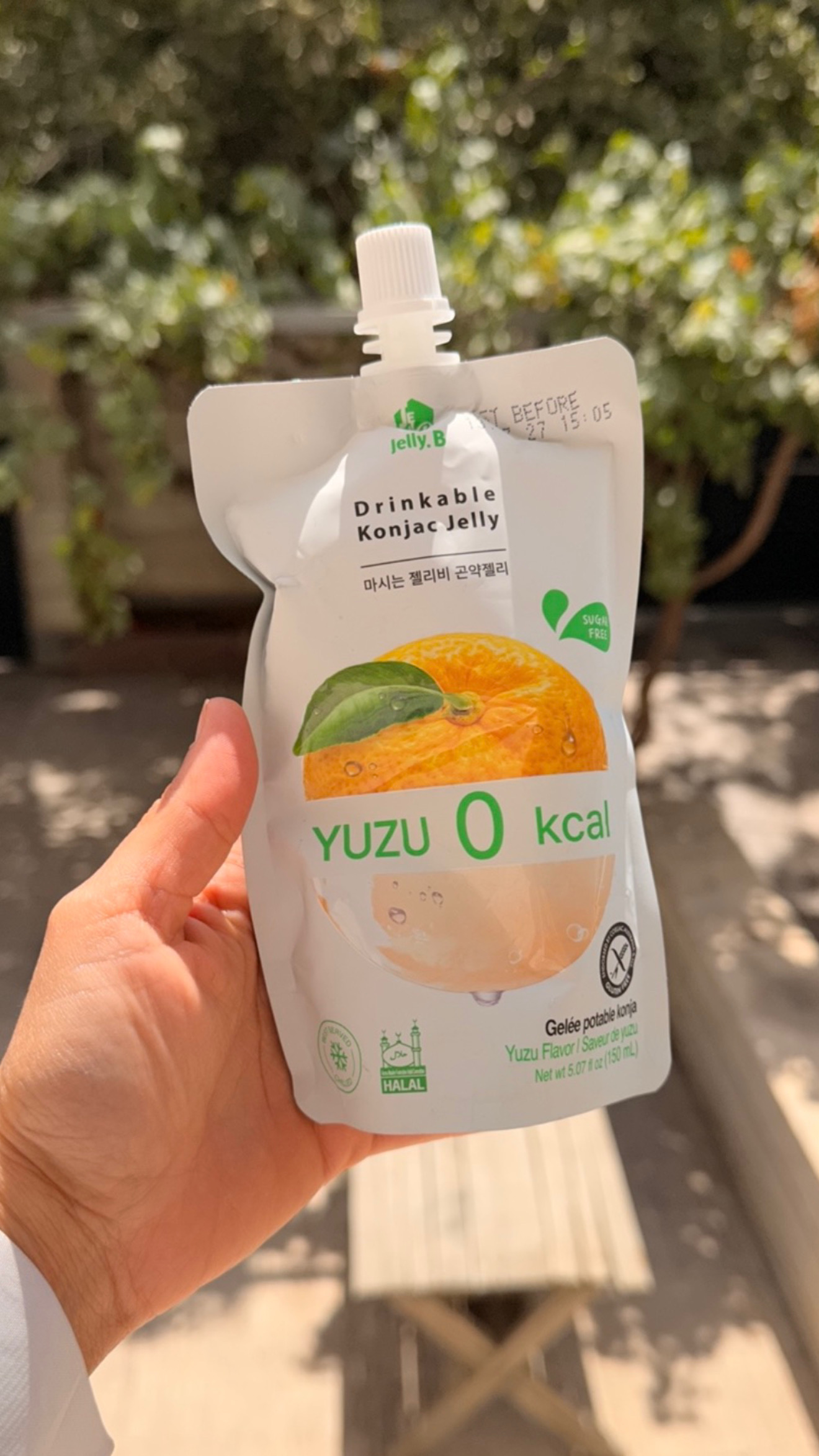 Screenshot ژله نوشیدنی کنجاک کره ای KONJAK JELLY طعم YUZU (مرکبات ژاپني) - تصویر 1