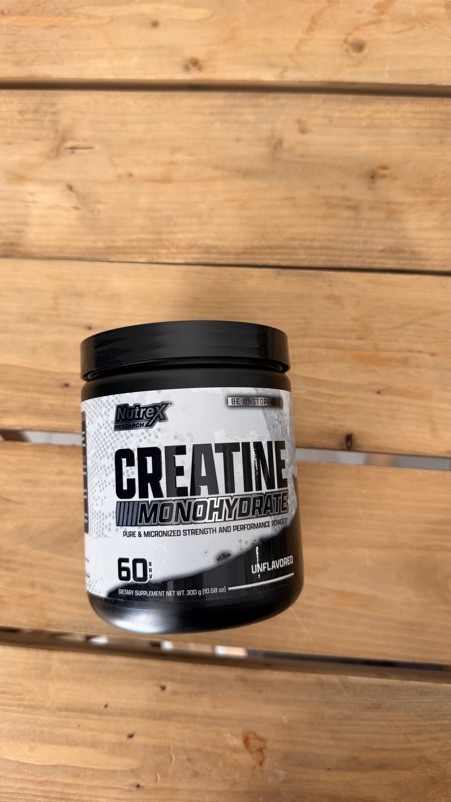 IMG_5619 کراتینن مونوهیدرات NUTREX RESEARCH بدون طعم 300 گرم - تصویر 1