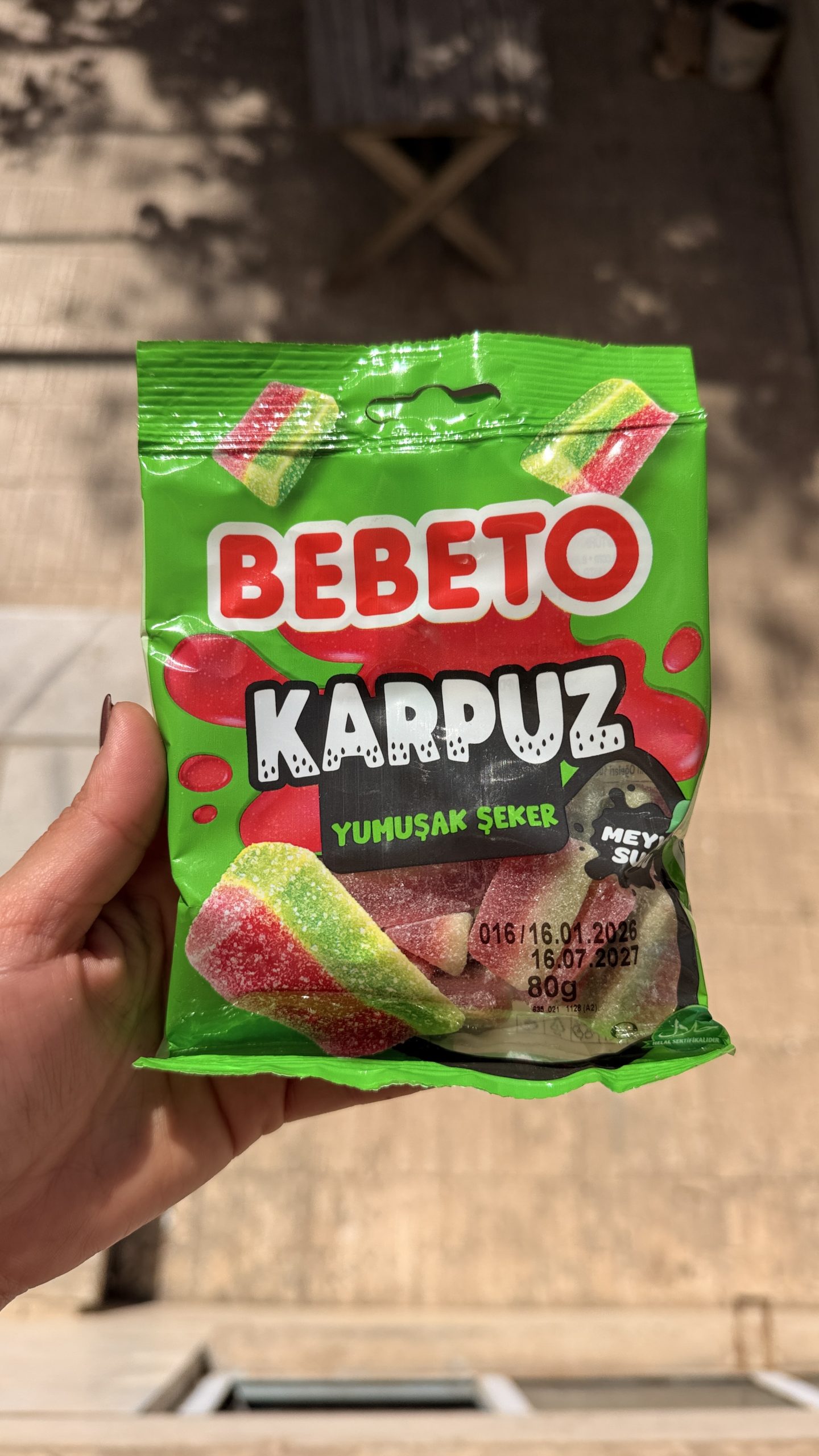 IMG_8456 پاستیل شکری BEBETO هندوانه ای 80 گرم - تصویر 1