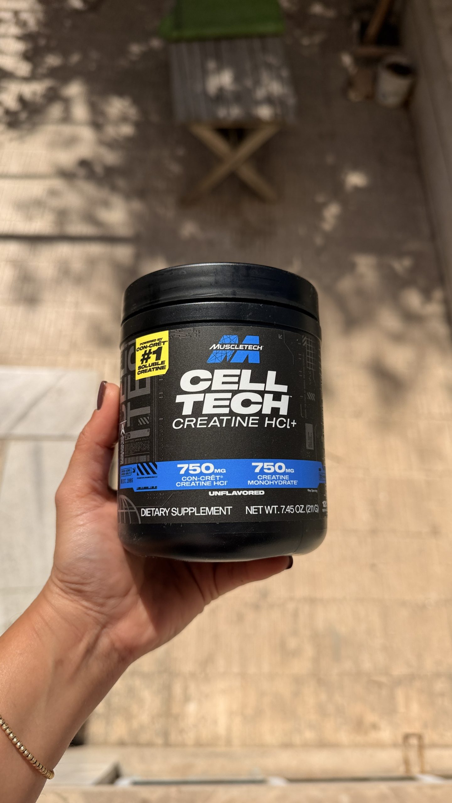 IMG_8463 کراتین MuscleTech Cell-Tech Creatine HCl بدون طعم – 211 گرم - تصویر 1